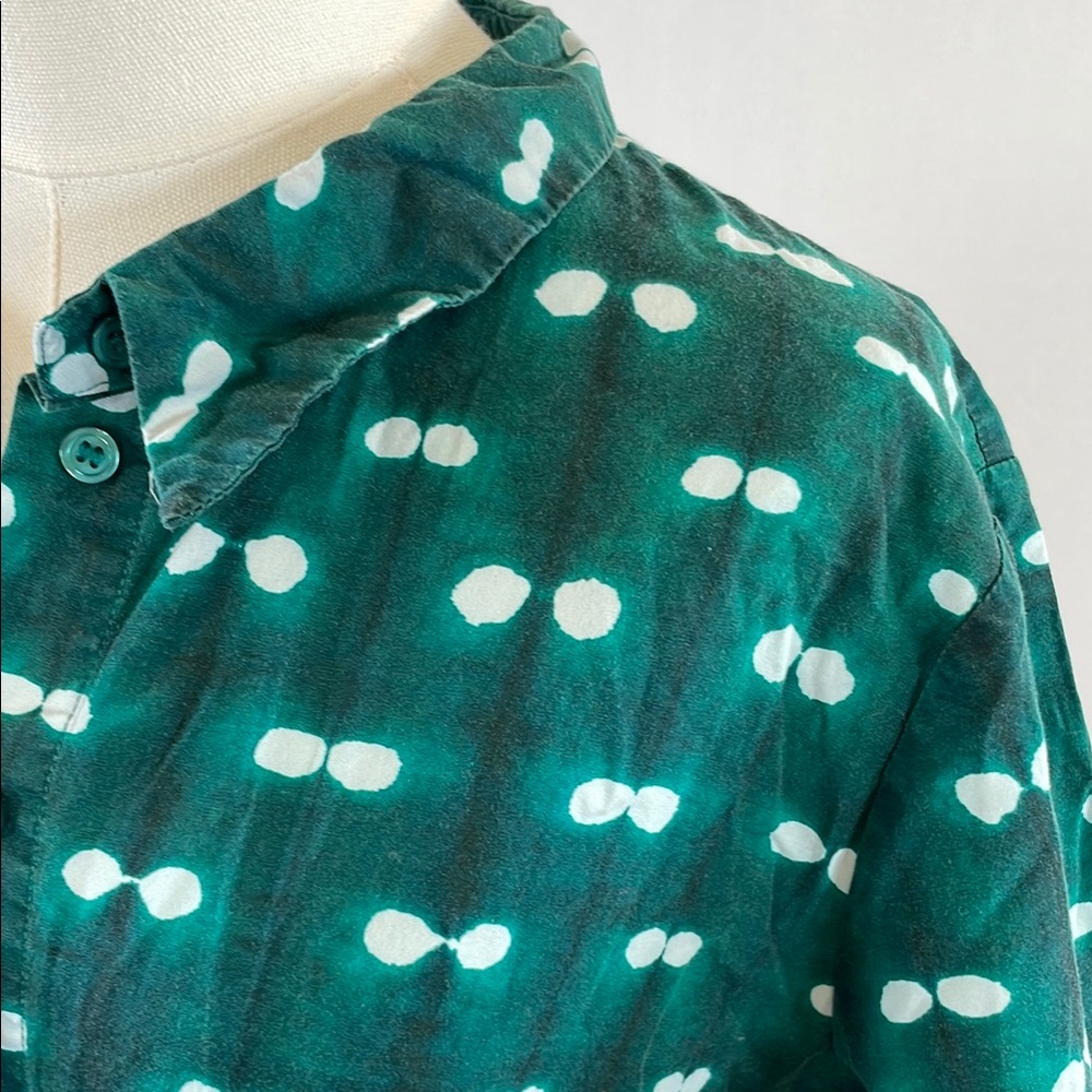 Busayo Polka Dot Shirt Midi Dress, 16 - Picture 14 of 16